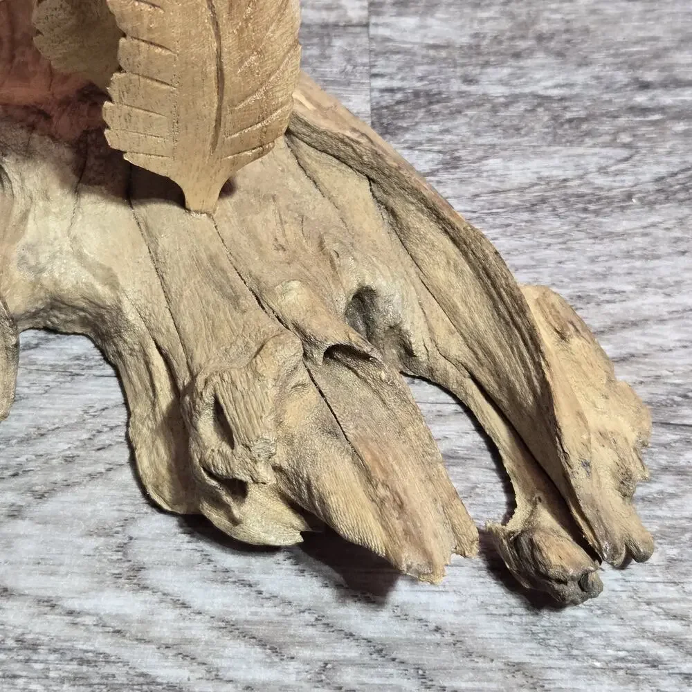 Wood Floral‎ Sculpture Hand Crafted Java Island Habini